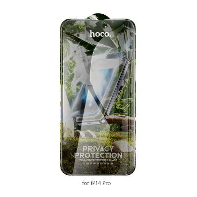 Tempered Glass Hoco G11 30 Μοίρες Privacy Angle Anti-Scratcht, Anti-Fingerprint 0.33mm για Apple  iPhone 14 Pro Σετ 25τεμ.
