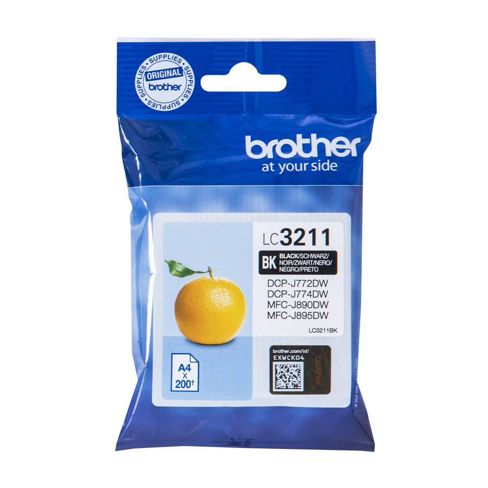 Brother Μελάνι Inkjet LC-3211BK Black (LC-3211BK)