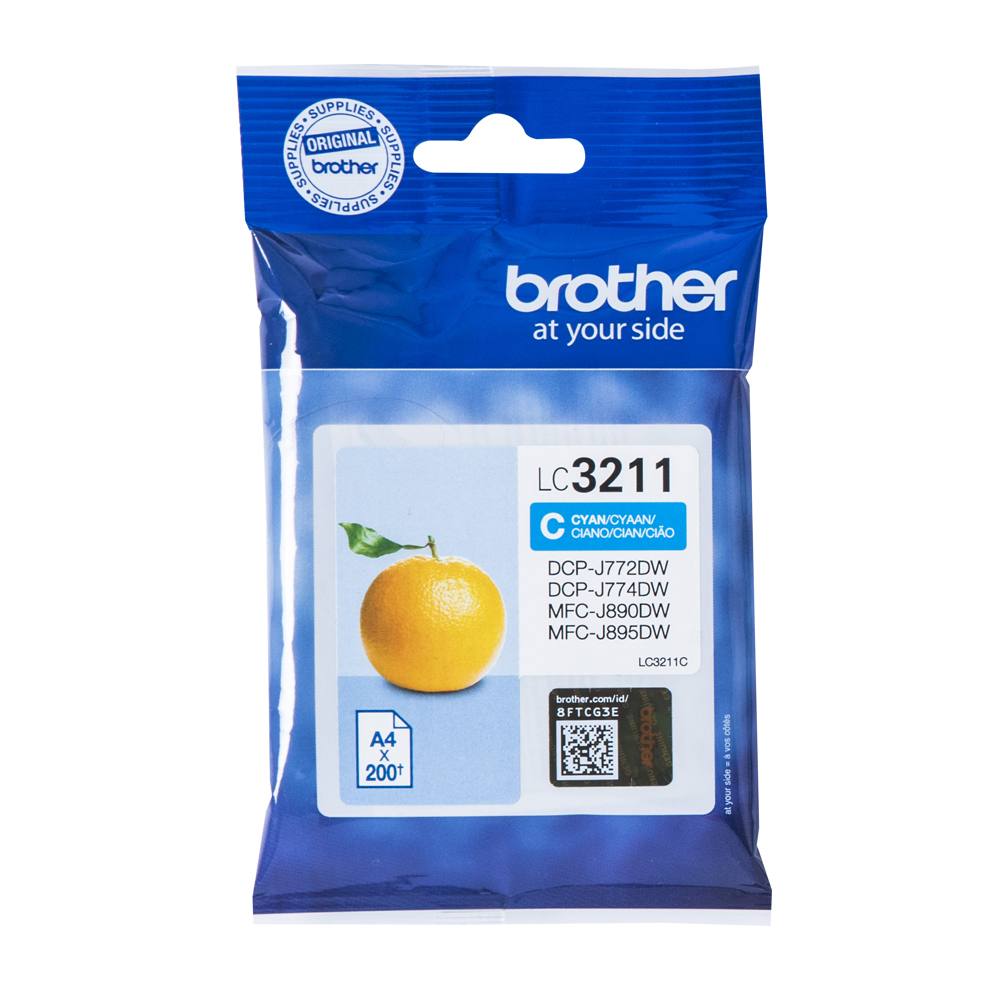 Brother Μελάνι Inkjet LC-3211C Cyan (LC-3211C)