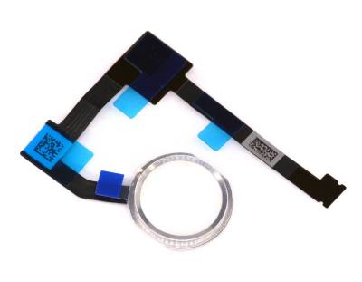 Σέτ Κεντρικού Πλήκτρου Apple iPad Air 2 με Καλώδιο Πλακέ Λευκό 821-2279-08 OEM