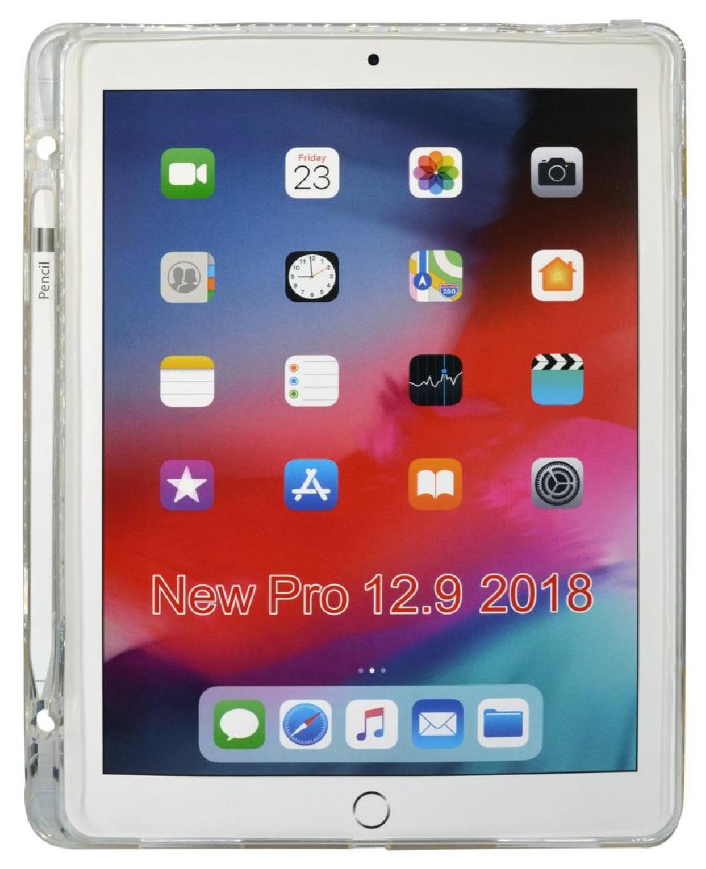 Θήκη TPU Ancus για Apple iPad Pro 2018 12.9" με Θήκη Pen Διάφανη