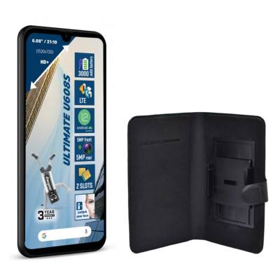 Energizer Energy U608s 4G Dual Sim 6.08" 2GB/32GB και Δώρο Θήκη Book Ancus Grab Series Μαύρη