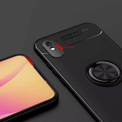 Θήκη Ancus Autofocus Shock Proof με Ring Holder για Xiaomi Redmi 9A / 9AT  Μαύρο