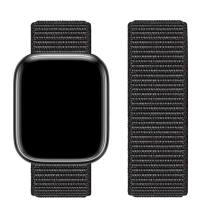 Watchband Hoco WA02 38/40/41mm από Nylon για Apple Watch series 1/2/3/4/5/6/7/8/SE Μαύρο