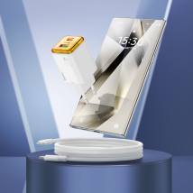 Φορτιστής Ταξιδίου Small Size Hoco N52 Monsoon PD20W QC3.0A GaN με 2 Εξόδους Φόρτισης 1xUSB και 1xUSB-C Λευκός + Καλώδιο σύνδεση