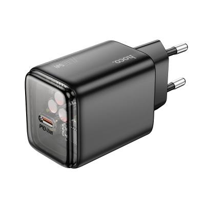 Φορτιστής Ταξιδίου Small Body Hoco N54 Monsoon USB-C PD45W Μαύρος