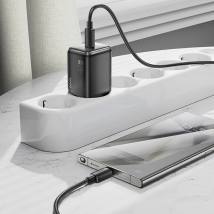 Φορτιστής Ταξιδίου Small Body Hoco N54 Monsoon USB-C PD45W Μαύρος