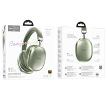 Wireless Ακουστικά Stereo Hoco W35 Max Joy V5.3 800mAh με υποδοχή Micro SD και AUX Πράσινα