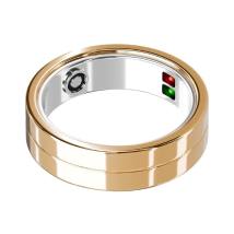 Smart Ring Maxcom mRing MR100 No.11 (Εσωτερική Διάμετρος 20.7mm) IP68 με Μετρητή Παλμών, Ύπνου, Θερμίδες, Βήματα Χρυσό