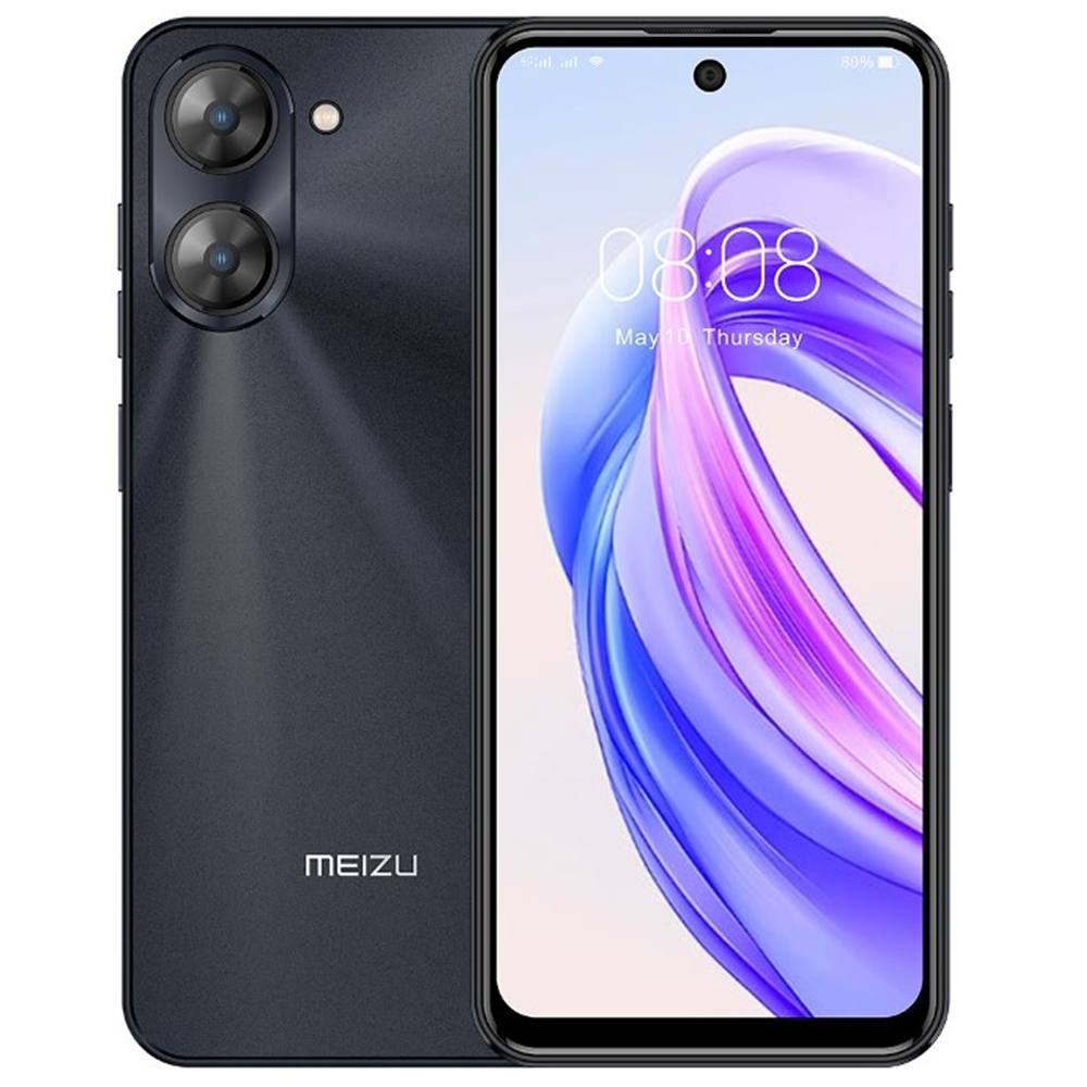 Meizu Mblu 21 M416 4G 6.79" Android 14 IPS Octa Core 6GB/128GB Black  με Θήκη και Screen Protector