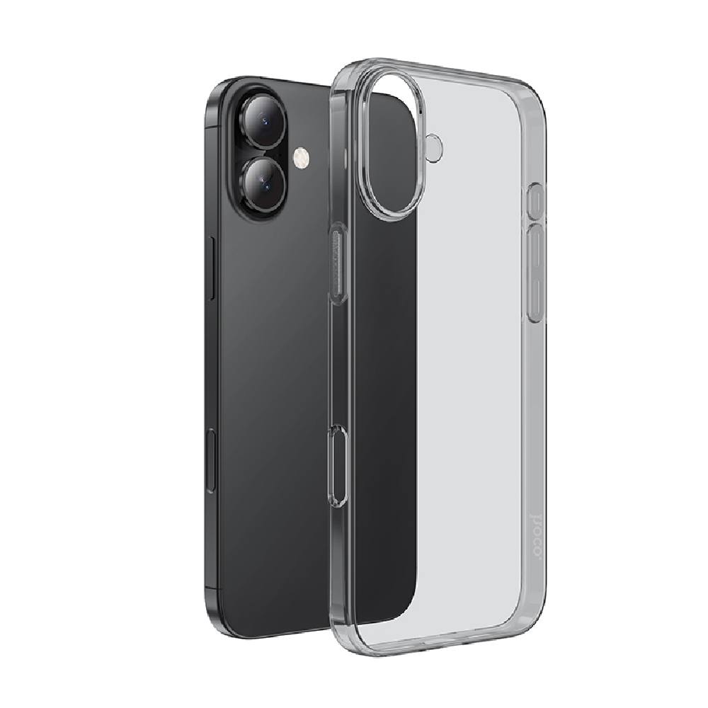 Θήκη Hoco TPU Light Series για Apple iPhone 16 Plus Smoke
