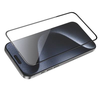 Tempered Glass Hoco Premium Series G16 Full Screen HD 5D Large Arc 0.4mm 9H για Apple iPhone 16 Pro Σετ 10τεμ.