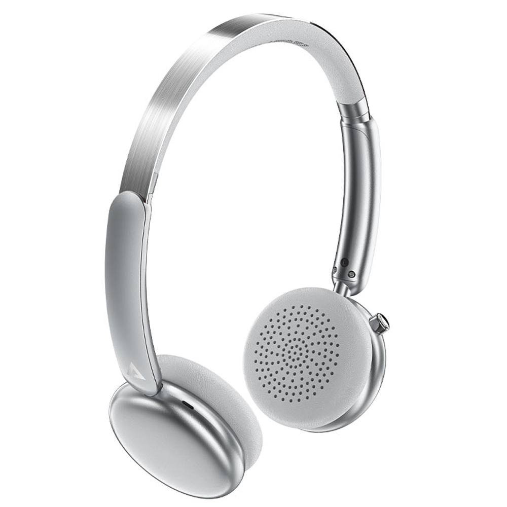 Wireless Ακουστικά Stereo Acefast H8 500mAh v5.4 ANC με Μικρόφωνο Ασημί