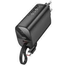 Power Bank Hoco J148 Handy 5000mAh PD20W QC3.0A Φορτιστής με 1xUSB-C και Καλώδιο Type-C Μαύρο