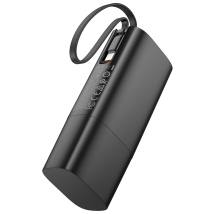 Power Bank Hoco J148 Handy 5000mAh PD20W QC3.0A Φορτιστής με 1xUSB-C και Καλώδιο Type-C Μαύρο