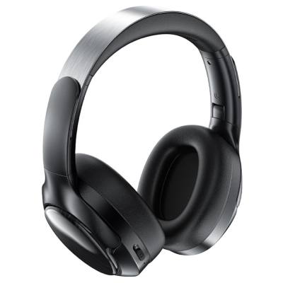 Wireless Ακουστικά Stereo Acefast H5 500mAh v5.4 ANC AUX με Μικρόφωνο Μαύρα