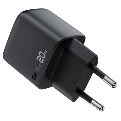 Φορτιστής Ταξιδίου Acefast A113 Fast Charging USB-C PD20W GaN με Digital Ένδειξη Φόρτισης Μαύρος