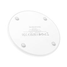 Ασύρματος Φορτιστής Borofone BQ40 Crown Magnetic Magsafe 15W με Καλώδιο USB-A Λευκός