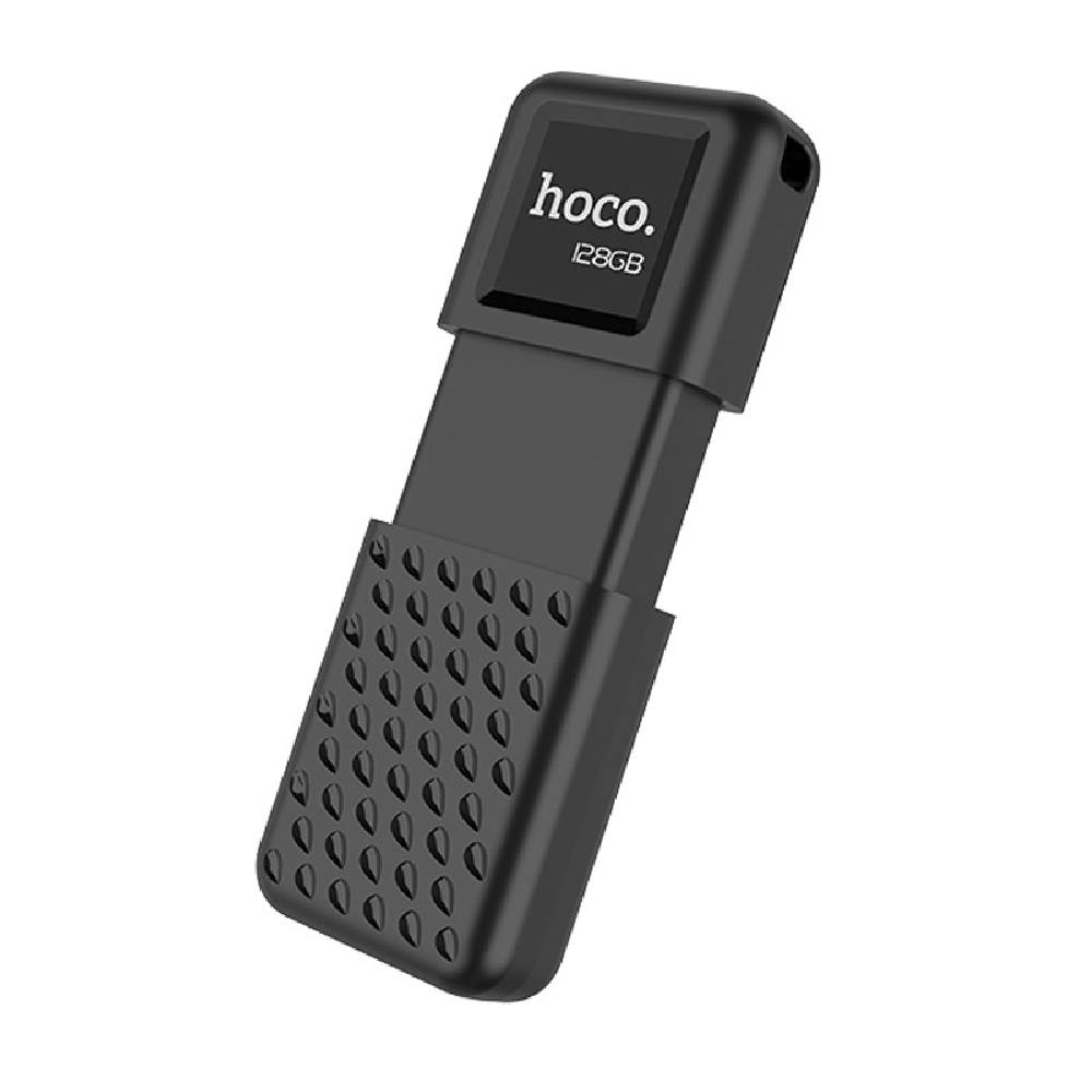 Flash Drive Hoco UD6 Intelligent 128GB USB 2.0 Zinc Alloy Μαύρο