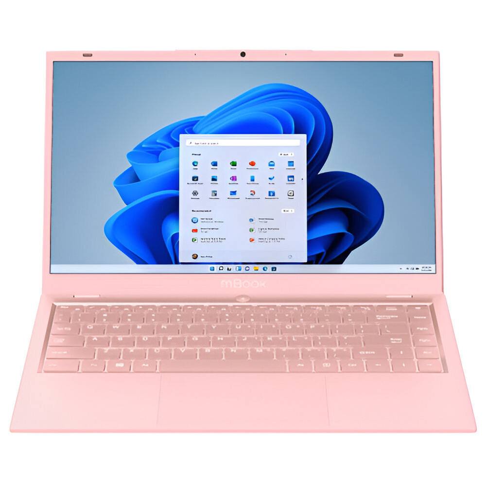 Φορητός Υπολογιστής Maxcom Office mBook 14" Lite Intel Celeron N4020 2.8 GHz 4GB/128GB M.2 SSD Pink Windows 11 Home