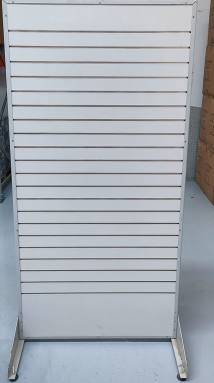 Ξύλινο Σταντ Βαρέως Τύπου  Διπλής Όψεως με Οδηγούς Ραφιών 185x90 cm