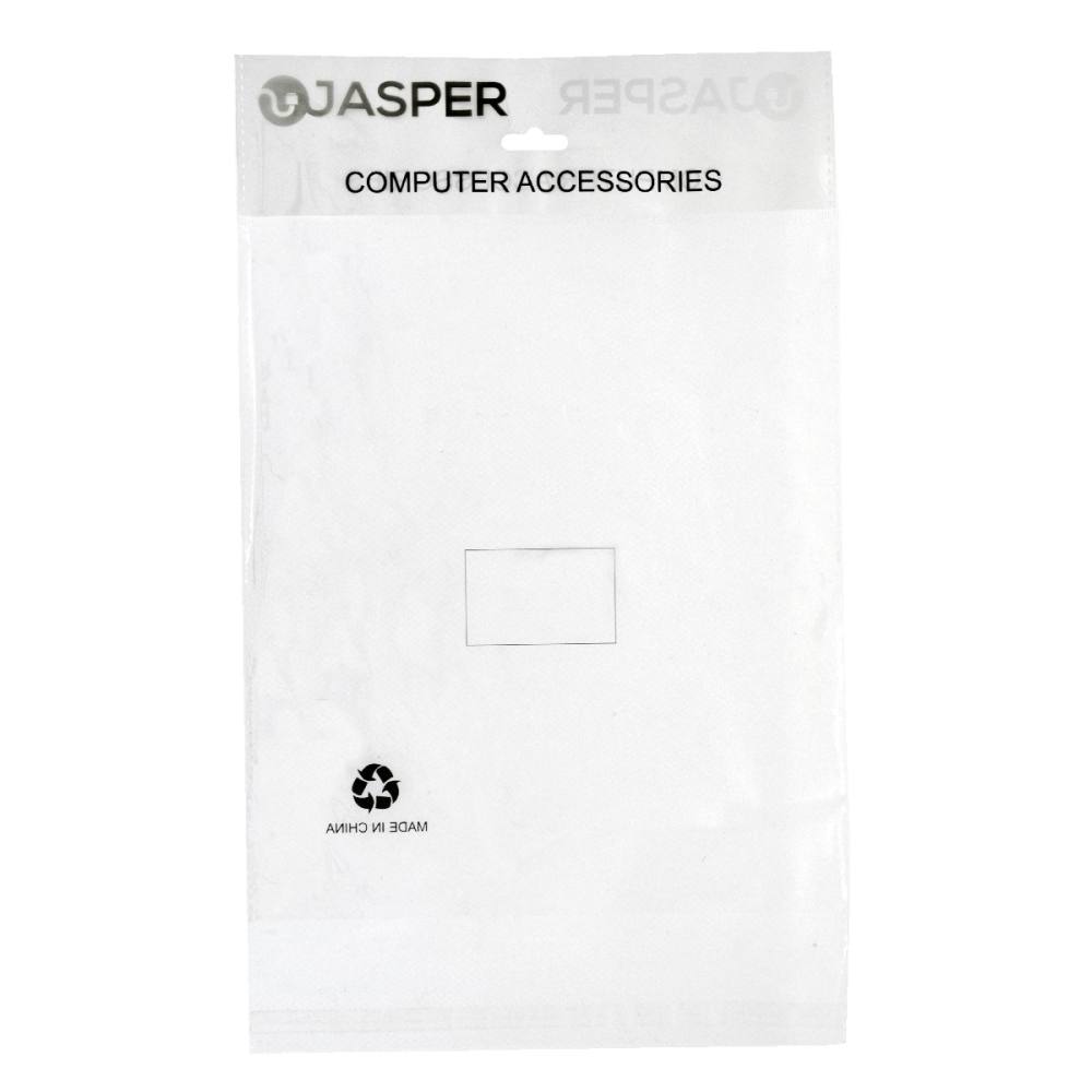 Διάφανο Σακουλάκι Πολλαπλών Χρήσεων Jasper 25.5 x 12.5 cm 10τμχ με Αυτοκόλλητη Ταινία