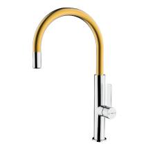 Μπαταρία Νεροχύτη Metallic TEKA Περιστρεφόμενη Easy-Quick FOT 995 3/8”-1/2”TOTAL Brass Collection 116030034