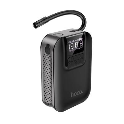 Smart Air Pump Hoco S53 Breeze 5000mAh 3.5 bar Πίεση Αέρα με 4 Τρόπους Λειτουργίας και Led Φακό  Μαύρο