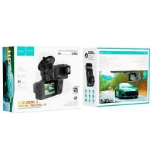 Καταγραφική Κάμερα Αυτοκινήτου Hoco DI62 Warrior 720p HD 150mAh Ultra Wide Γωνία Λήψης 145° 2" Οθόνη με Ταυτόχρονη Καταγραφή απο
