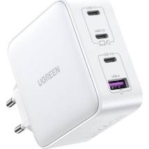 Ugreen Charger 15337 Nexode 3xUSB-C USB-A 3.0 PD3.0 QC4.0 GaN 100W white (15337) (UGR15337)
