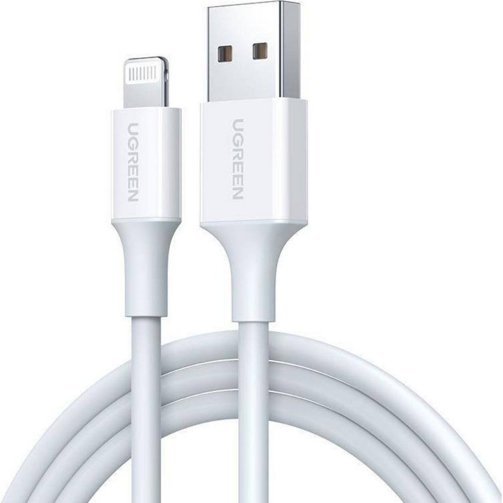 Ugreen Cable Lightning to USB 2.4A US155 1.5m white (80315) (UGR80315)