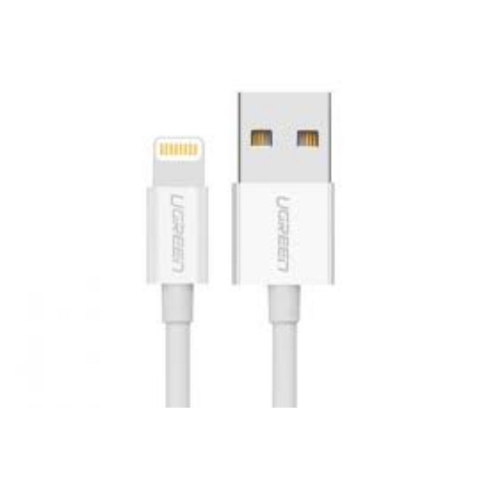 Ugreen Nickel plated Lightning Cable MFi 1m white (20728) (UGR20728)