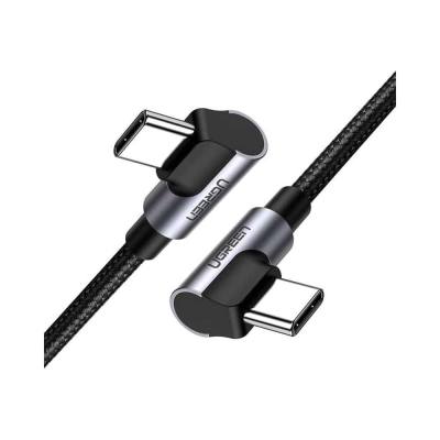 Ugreen USB-C to USB-C Angled Cable US323 PD 3A 60W 2m Black (70531) (UGR70531)
