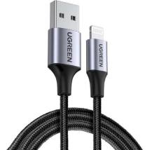 Ugreen Cable Lightning to USB 2.4A US199 1.5m silver (60162) (UGR60162)