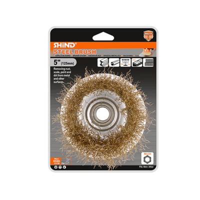 Shind Συρματοβουρτσα Γων.τροχου Φ125mm (SHI-94930) (SHI94930)