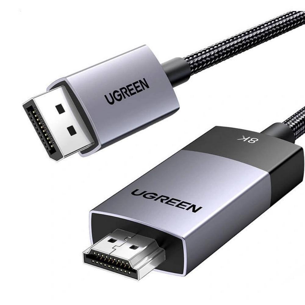 Ugreen DisplayPort to HDMI cable DP115 8k 60 Hz 1m black (80395) (UGR80395)