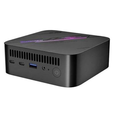 BLACKVIEW MINI PC 8-CORE AMD RYZEN 5 7430U 16GB DDR4 512GB M.2 SSD, TRIPLE 4K DISPLAY WIN 11 PRO BLACK