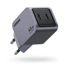 Ugreen Nexode Pro 45W wall charger 2x USB-C gray (35008) (UGR35008)