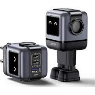 Ugreen Nexode RG mains charger Robot GaN 2x USB-C + USB 65W gray (25685B) (UGR25685B)
