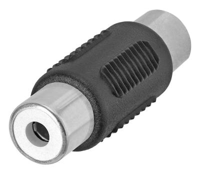 POWERTECH αντάπτορας RCA θηλυκό σε θηλυκό CAB-R021, μαύρος