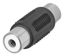 POWERTECH αντάπτορας RCA θηλυκό σε θηλυκό CAB-R021, μαύρος