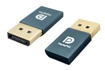 POWERTECH DisplayPort dummy plug CAB-DP082 με LED, 4K/17Hz, γκρι