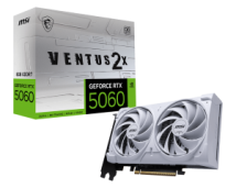 MSI VGA PCI-E NVIDIA GF RTX 5060 8G VENTUS 2X OC WHITE, 8GB/128BIT, GDDR7, HDMI/3xDP, DUAL FAN, 2 SLOT FANSINK, 3YW.