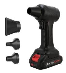 KINZIR ηλεκτρικό air duster AD47, 400W, 10000mAh, μαύρο