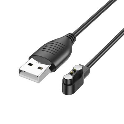 Φορτιστής Hoco για Y3 Pro Smart Sports Watch Μαύρος Απόσταση Μαγνητών: 0,6mm Απόσταση Επαφών: 0,3mm