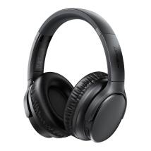 Wireless Ακουστικά Stereo Acefast H10 500mAh v5.4 Hi-Fi με Μικρόφωνο AUX USB-C Μαύρα