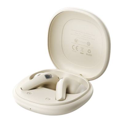 Wireless Hands Free Acefast W3 v5.4 350mAh ANC TWS 4-mic ENC με Mini Θήκη Φόρτισης Μπέζ