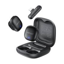 Σετ 2 Μικρόφωνα Πέτου Lavalier Acefast R1 HD AI Μείωση Θορύβου, Ακτίνα 50m και 48hr Διάρκεια Μπαταρίας με USB-C Transmitter και 