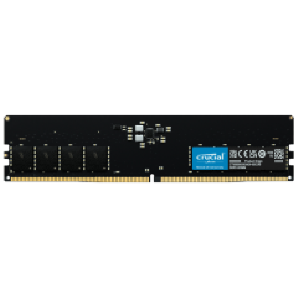 CRUCIAL RAM DIMM 32GB CT32G56C46U5,DDR5, 5600MHz, CL46 SINGLE TRAY, 2YW.