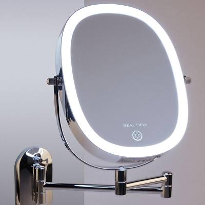 Καθρέφτης Επιτοίχιος Δύο Όψεων με Φως 23x11 cm